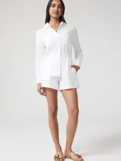 Jeanswest J-Luxe Classic Linen Short Black Clearance