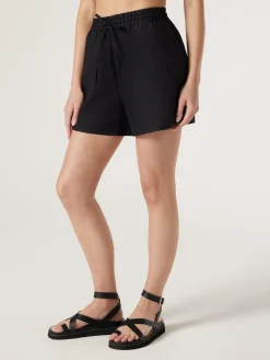 Jeanswest J-Luxe Classic Linen Short Black Sale