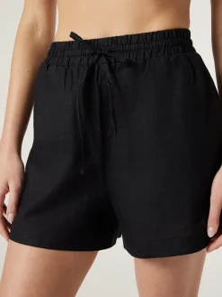 Jeanswest J-Luxe Classic Linen Short Black Sale