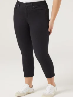 Jeanswest Kara Curve Skinny Capri Black Hot