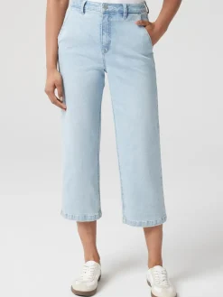 Jeanswest Kelsey Relaxed Capri FadedBlue Best