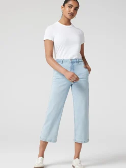 Jeanswest Kelsey Relaxed Capri FadedBlue Best