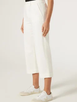 Jeanswest Kelsey Utility Relaxed Capri OffWhite Hot