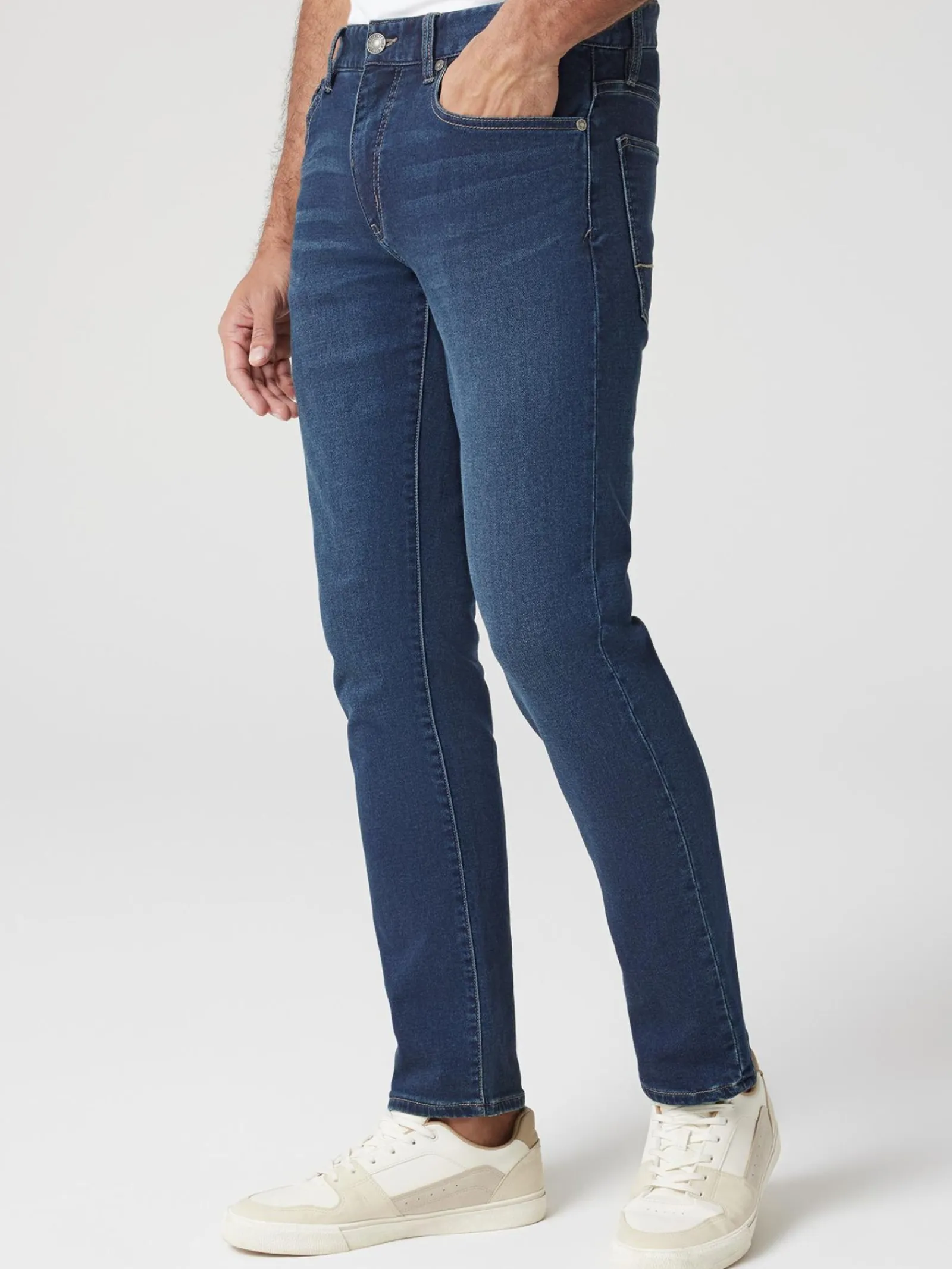 Jeanswest Knit Slim Straight Jeans DarkIndigo Clearance