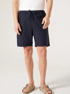 Jeanswest Lewie Linen Short Blue Clearance