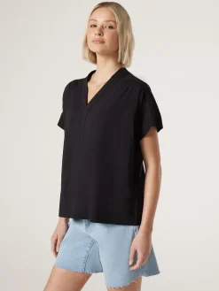Jeanswest Lexi Throw Over Top Black Best