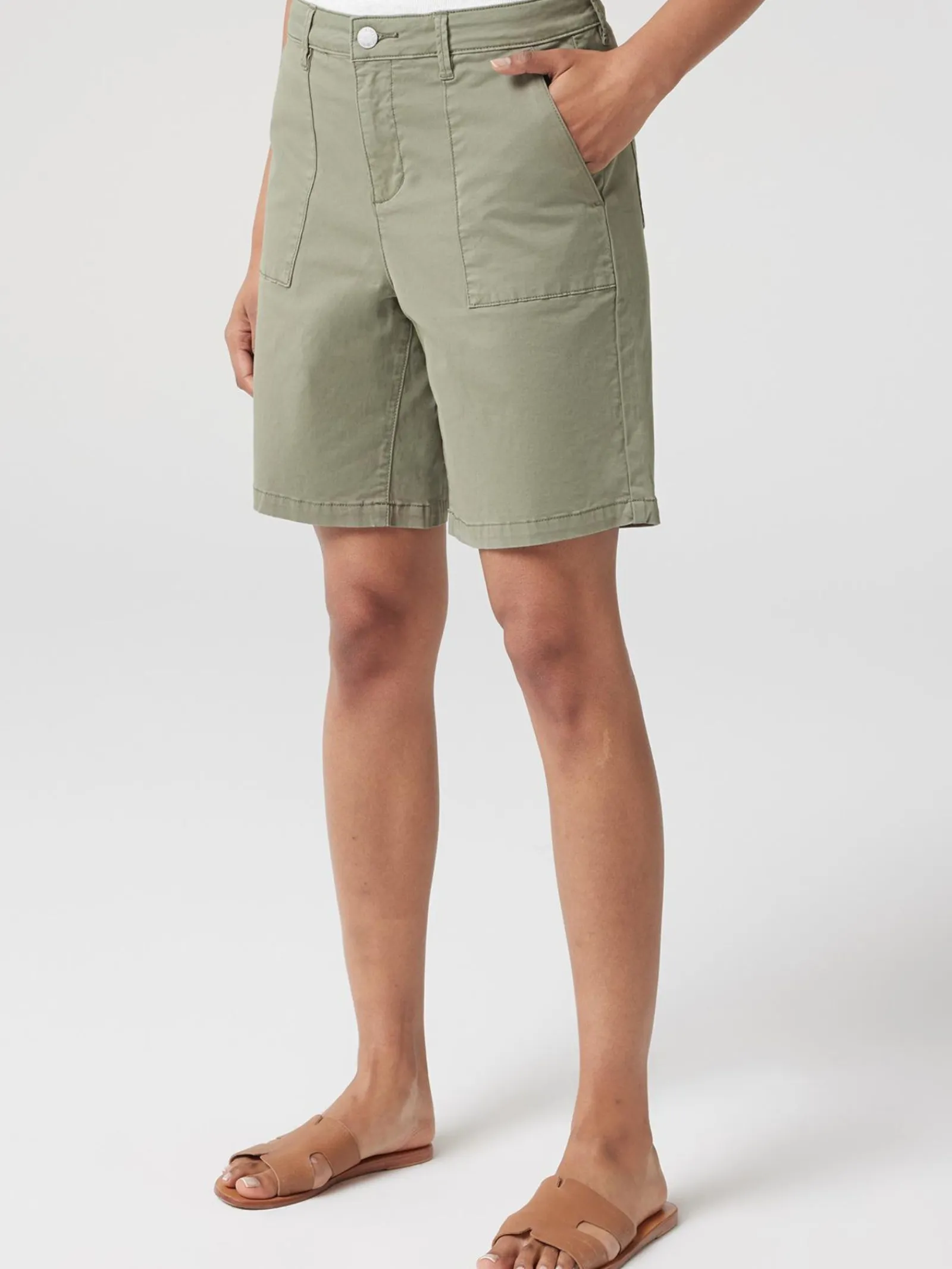 Jeanswest Libby Bermuda Denim Walk Short Blue Hot