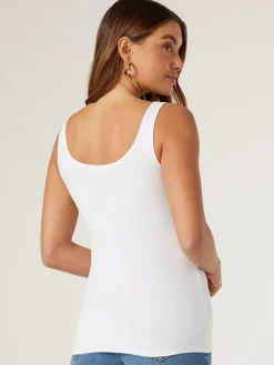 Jeanswest Lola Cotton Basic Tank Black Sale