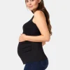 Jeanswest Lola Maternity Cotton Basic Tank Black