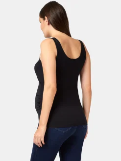 Jeanswest Lola Maternity Cotton Basic Tank Black