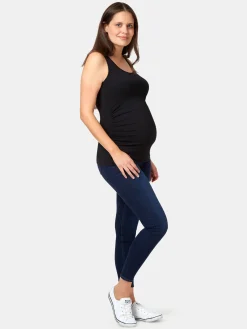 Jeanswest Lola Maternity Cotton Basic Tank Black
