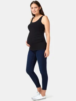 Jeanswest Lola Maternity Cotton Basic Tank Black