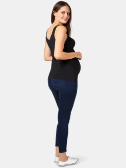 Jeanswest Lola Maternity Cotton Basic Tank Black