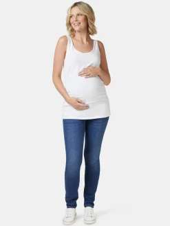 Jeanswest Lola Maternity Cotton Basic Tank Black