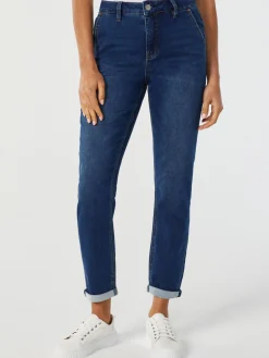 Jeanswest Louisa Slim Boyfriend Jeans DarkIndigo New
