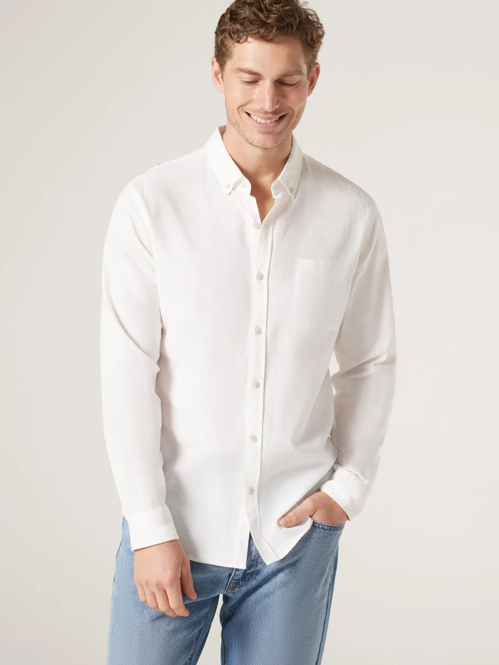 Jeanswest LS Brody Textured Shirt Black Outlet