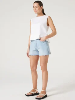 Jeanswest Maddy Linen Tank Black Sale