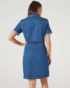 Jeanswest Marlowe Denim Dress DarkIndigo Outlet