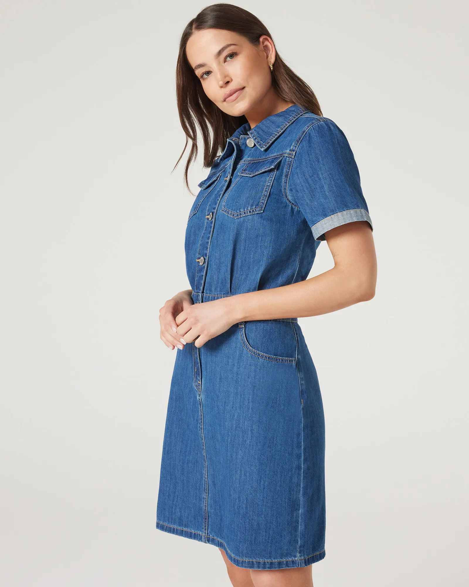 Jeanswest Marlowe Denim Dress DarkIndigo Outlet
