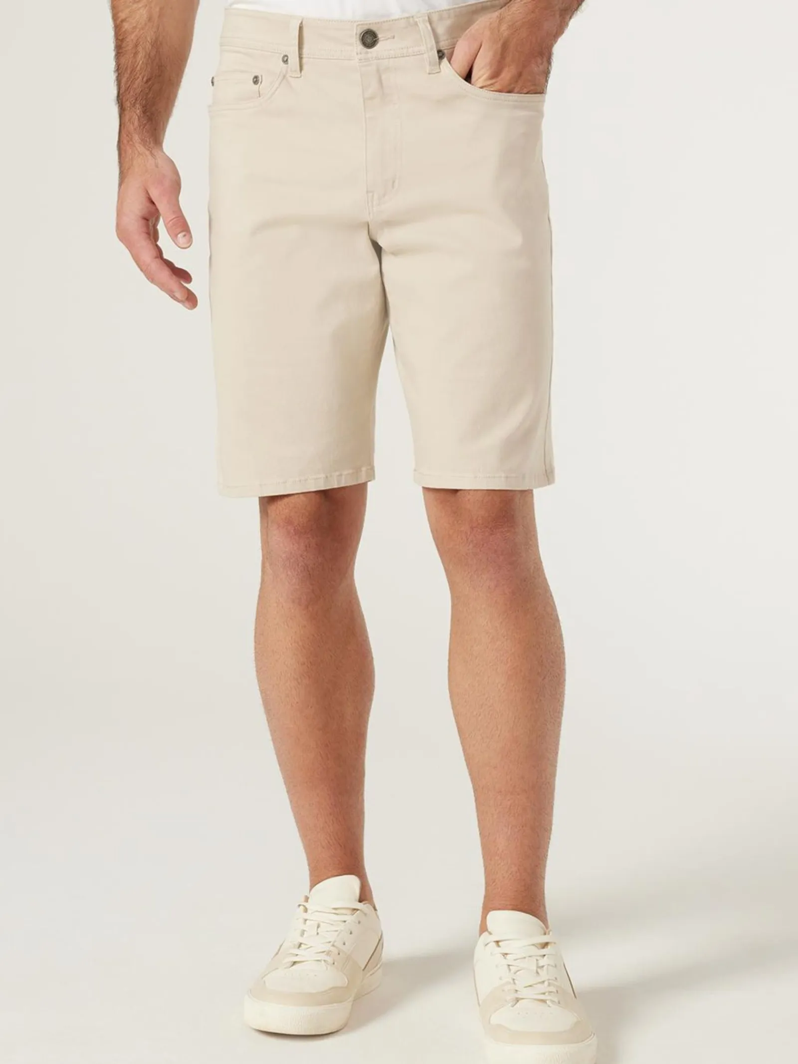 Jeanswest Milton 5 Pocket Short Grey Clearance