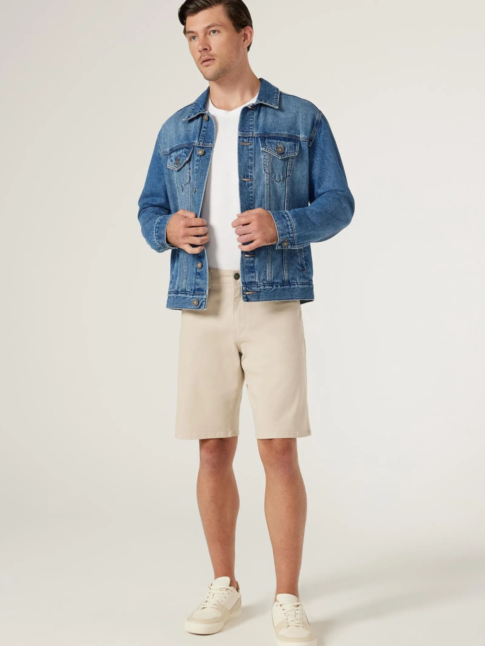 Jeanswest Milton 5 Pocket Short Grey Clearance