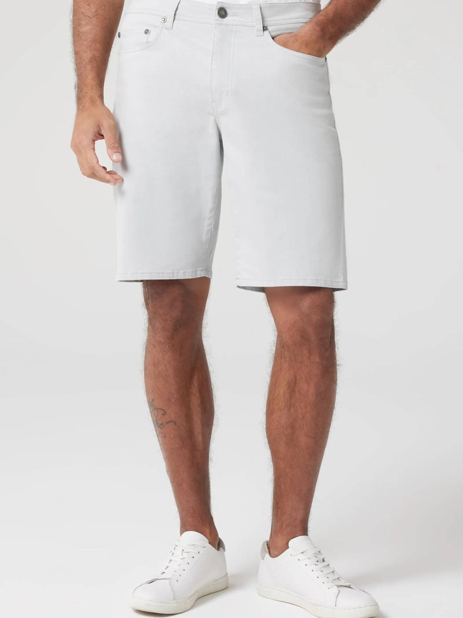 Jeanswest Milton 5 Pocket Short Grey Hot