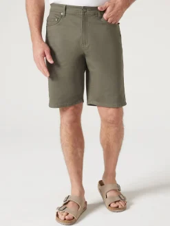 Jeanswest Milton 5 Pocket Short Grey Clearance