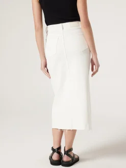 Jeanswest Missy Denim Midi Skirt White Sale