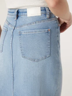 Jeanswest Missy Denim Midi Skirt Blue Outlet