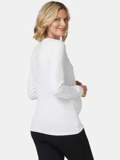 Jeanswest Natalie Basic Long Slv Top Black Outlet