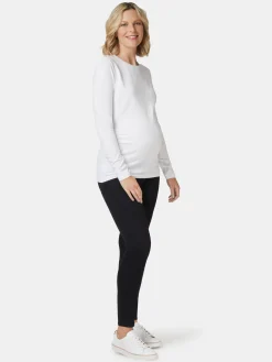 Jeanswest Natalie Basic Long Slv Top Black Outlet