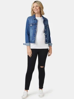 Jeanswest Natalie Basic Long Slv Top Black Outlet