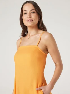Jeanswest Nellie Fit and Flare Dress Orange Sale
