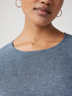 Jeanswest Nina Linen Tee White New