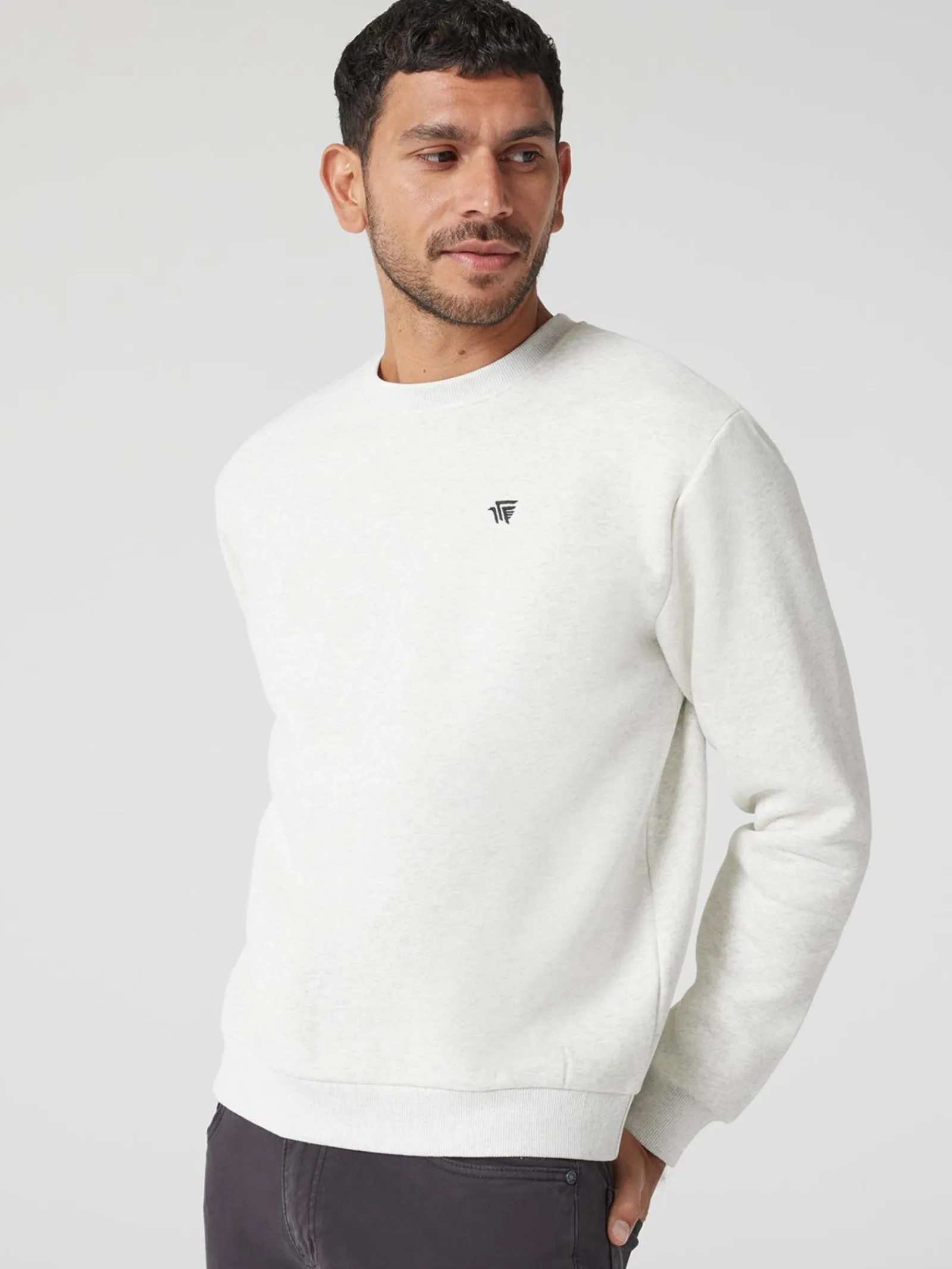 Jeanswest Oli Crew Neck Sweat White