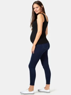 Jeanswest Post Maternity Cotton Nursing Tank Black New