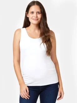 Jeanswest Post Maternity Cotton Nursing Tank Black New