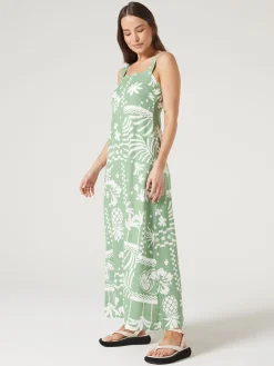 Jeanswest Priya Sleeveless Dress Green Online