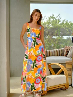 Jeanswest Priya Sleeveless Dress Green Sale