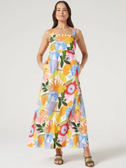 Jeanswest Priya Sleeveless Dress Green Sale