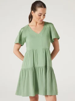 Jeanswest Reese Tiered Dress Multi Outlet