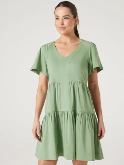 Jeanswest Reese Tiered Dress Multi Outlet