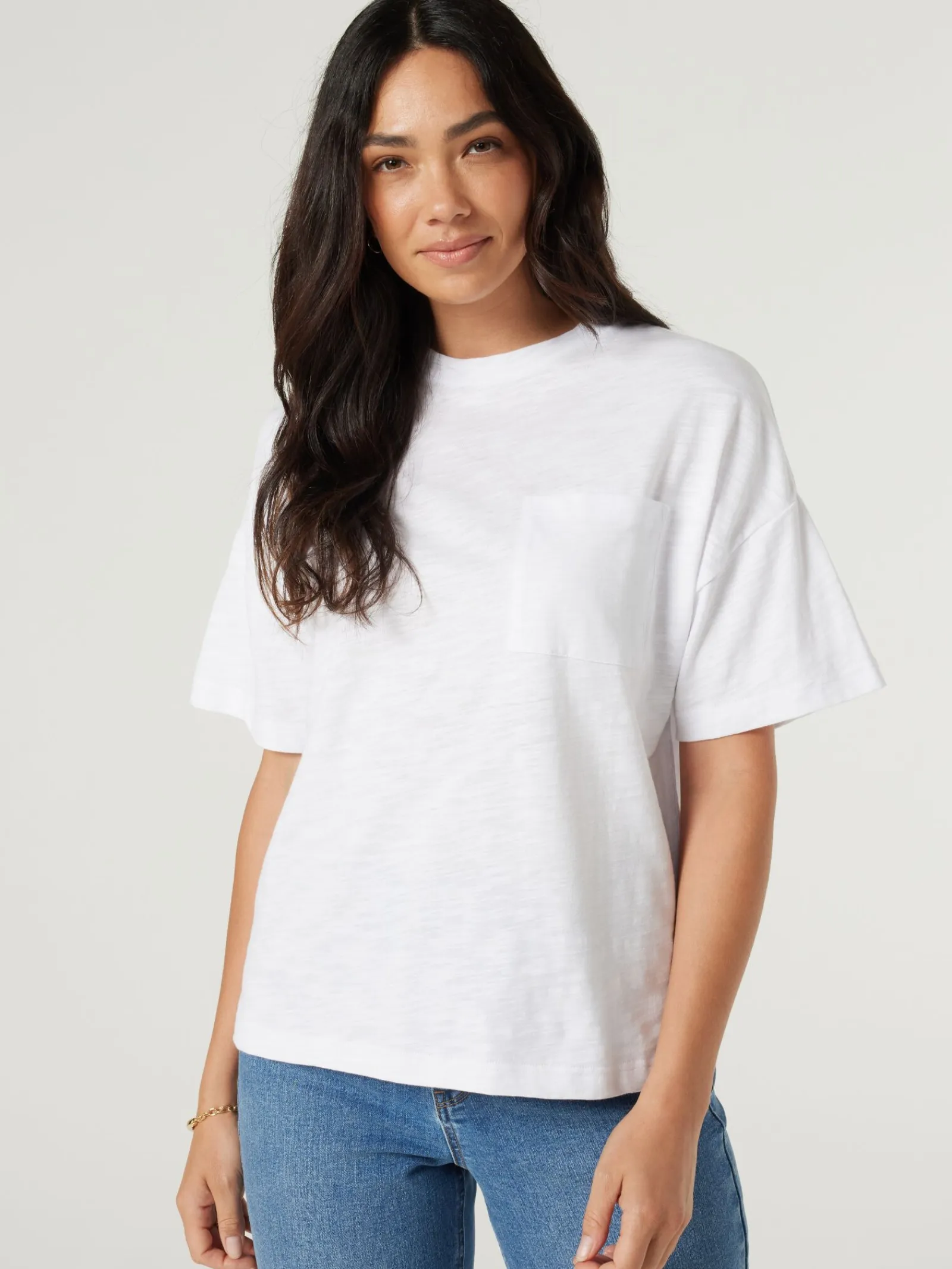 Jeanswest Relaxed Pocket Tee Black Hot