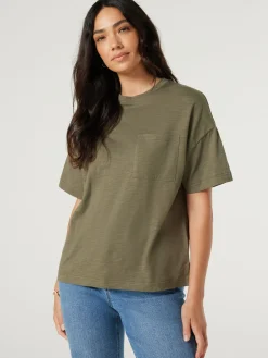 Jeanswest Relaxed Pocket Tee Black Outlet