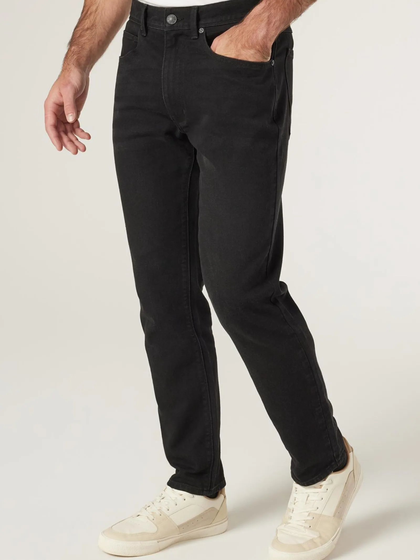Jeanswest Relaxed Straight Jean Black Hot