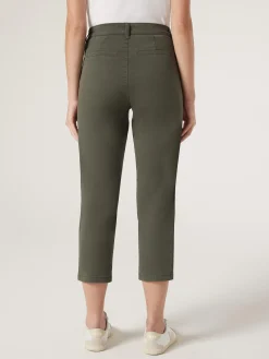 Jeanswest Sammy Straight Capri Green Sale