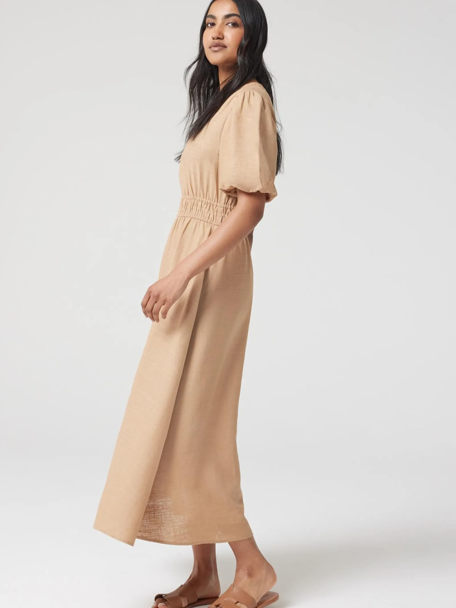 Jeanswest Senna Waisted Dress Green Sale