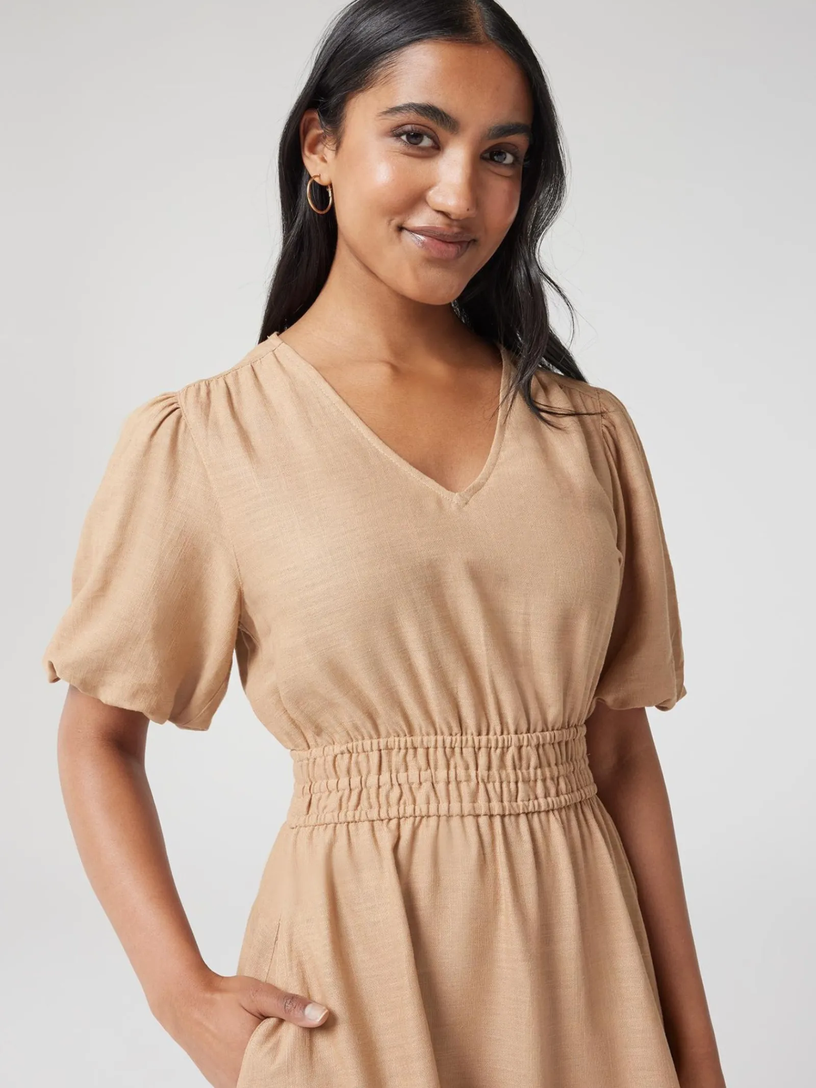 Jeanswest Senna Waisted Dress Green Sale