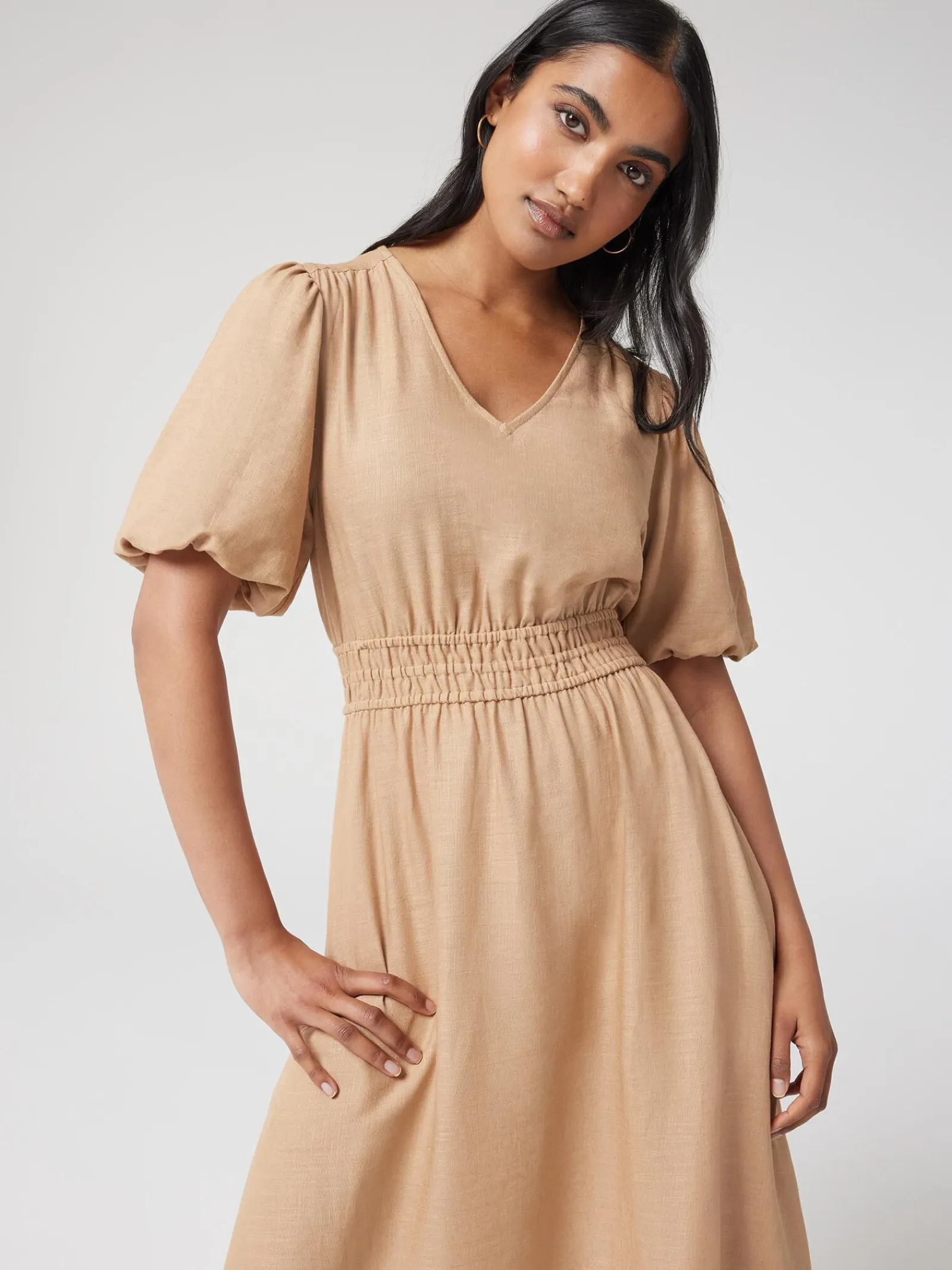 Jeanswest Senna Waisted Dress Green Sale