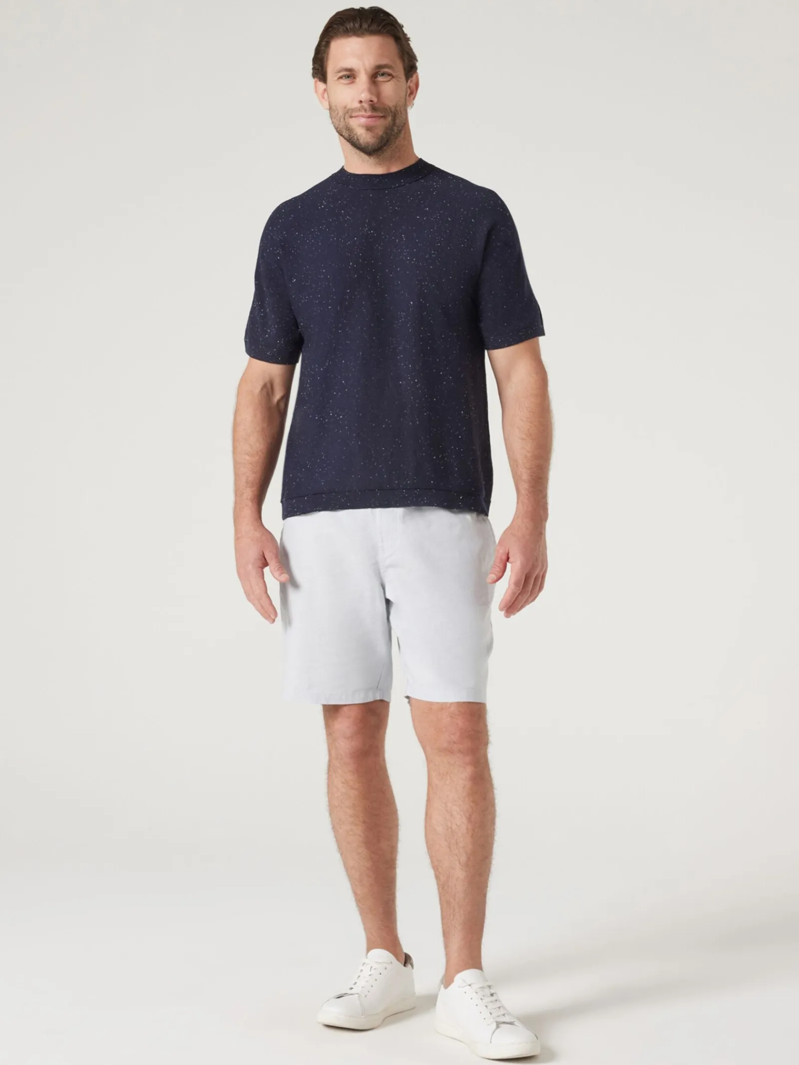 Jeanswest Short Sleeve Jackson Slub Knit Tee Grey Clearance